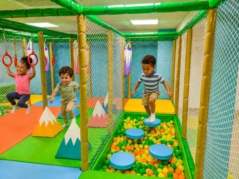 Obstacle course at Thamini Kids